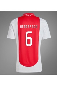 Ajax Jordan Henderson #6 Jalkapallovaatteet Kotipaita 2024-25 Lyhythihainen